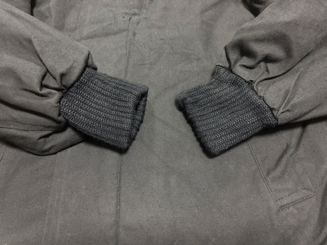 東ドイツ軍 襟ボア ジャケット k44 ブラック 中綿 NVA