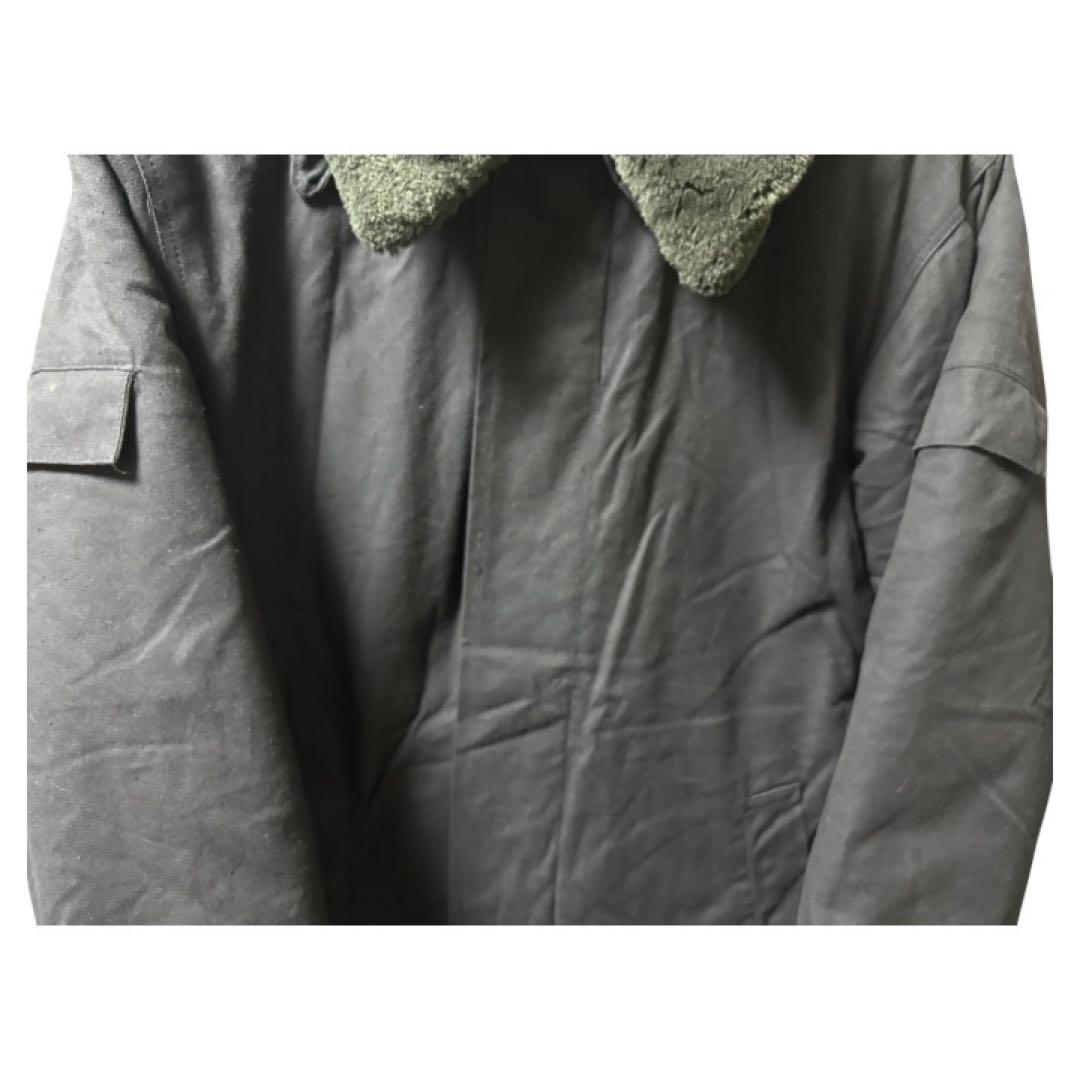 東ドイツ軍 襟ボア ジャケット k44 ブラック 中綿 NVA