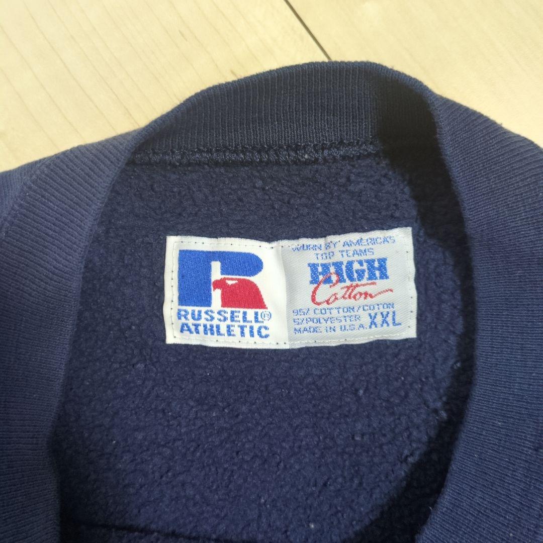 russell high cotton 90s　ネイビー　boro