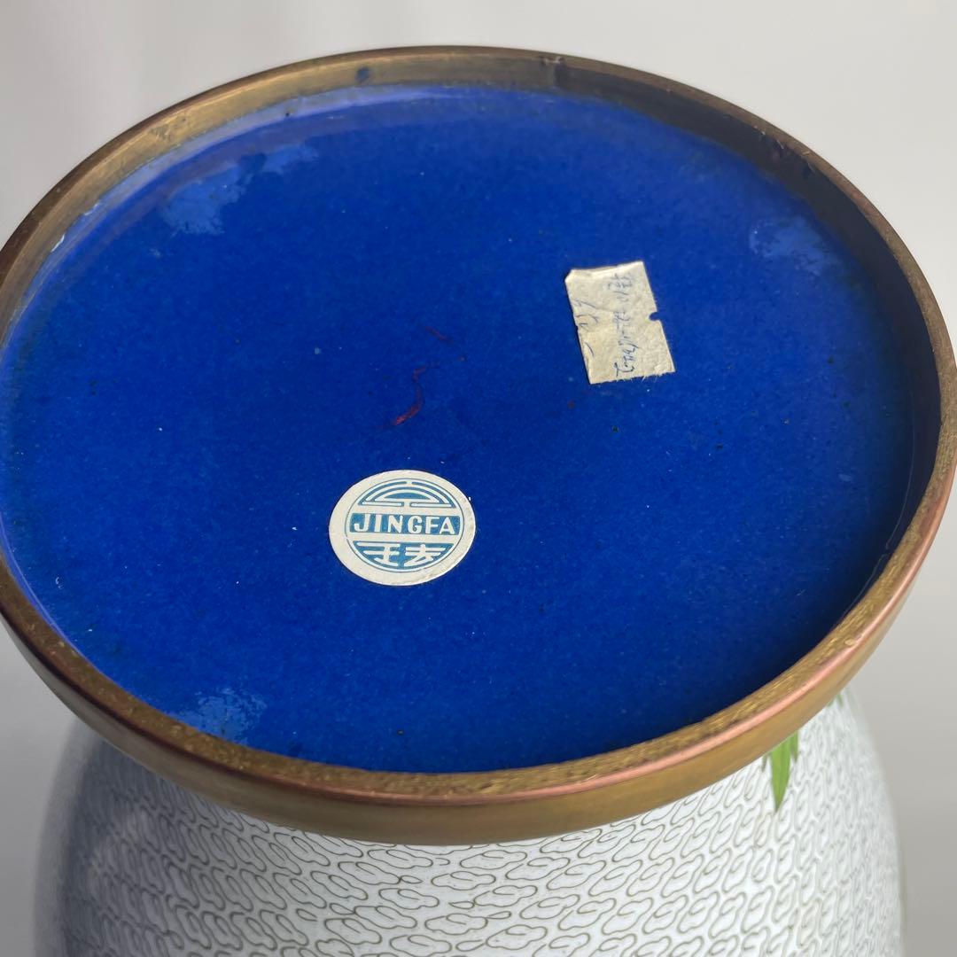 中国 七宝 JINGFA 王去 花瓶 大花瓶 花入 置物