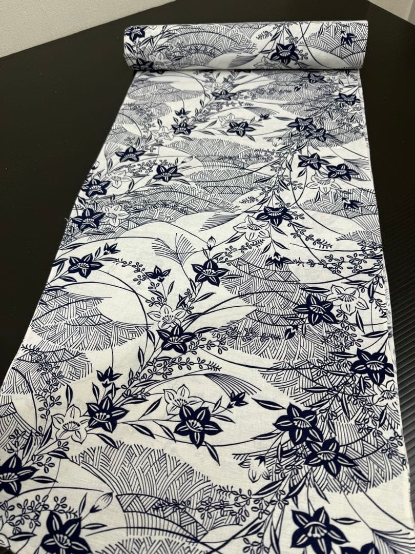 152)浴衣　反物　6点セット　着尺　綿素材