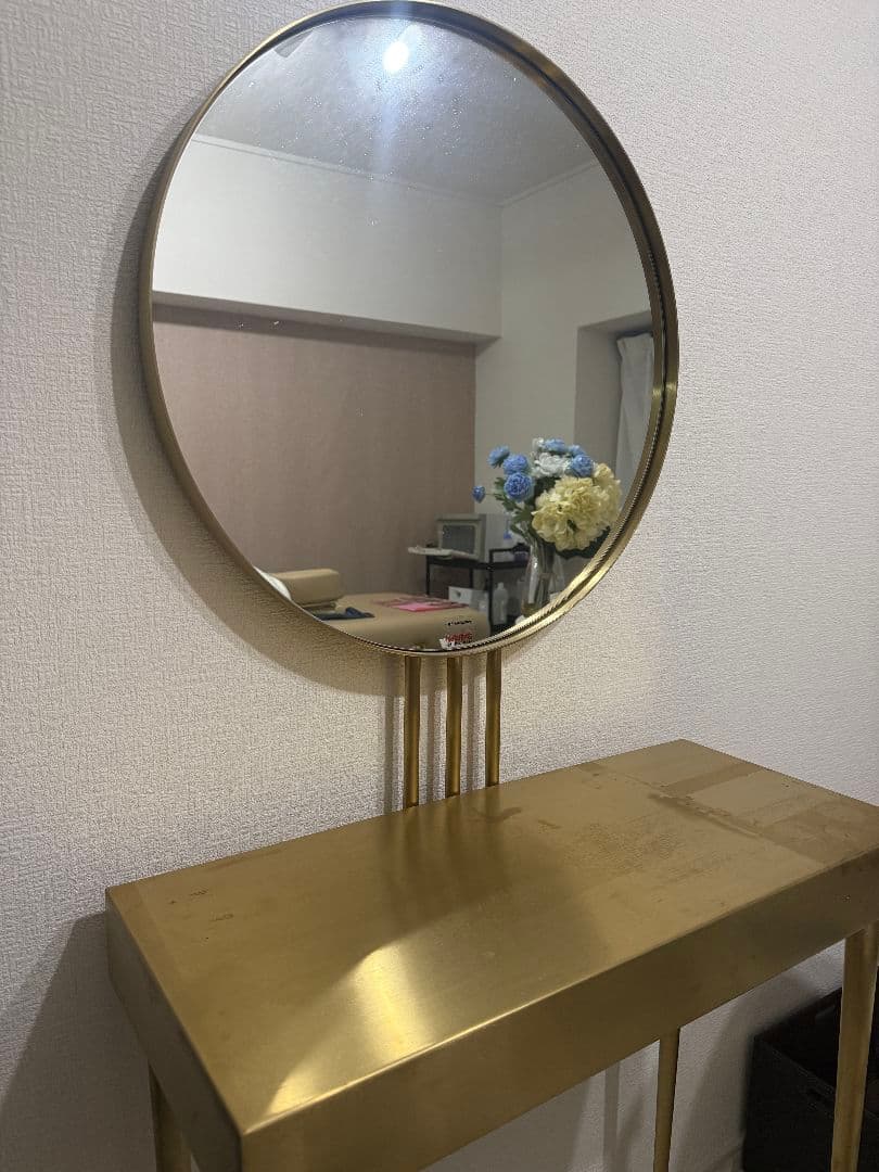 KARE コンソールミラー　ゴールド ドレッサー