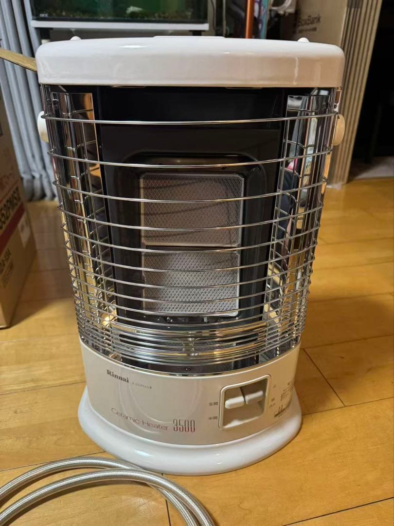 リンナイ R-652PMSⅢガス赤外線ストーブ 都市ガス USED 美品