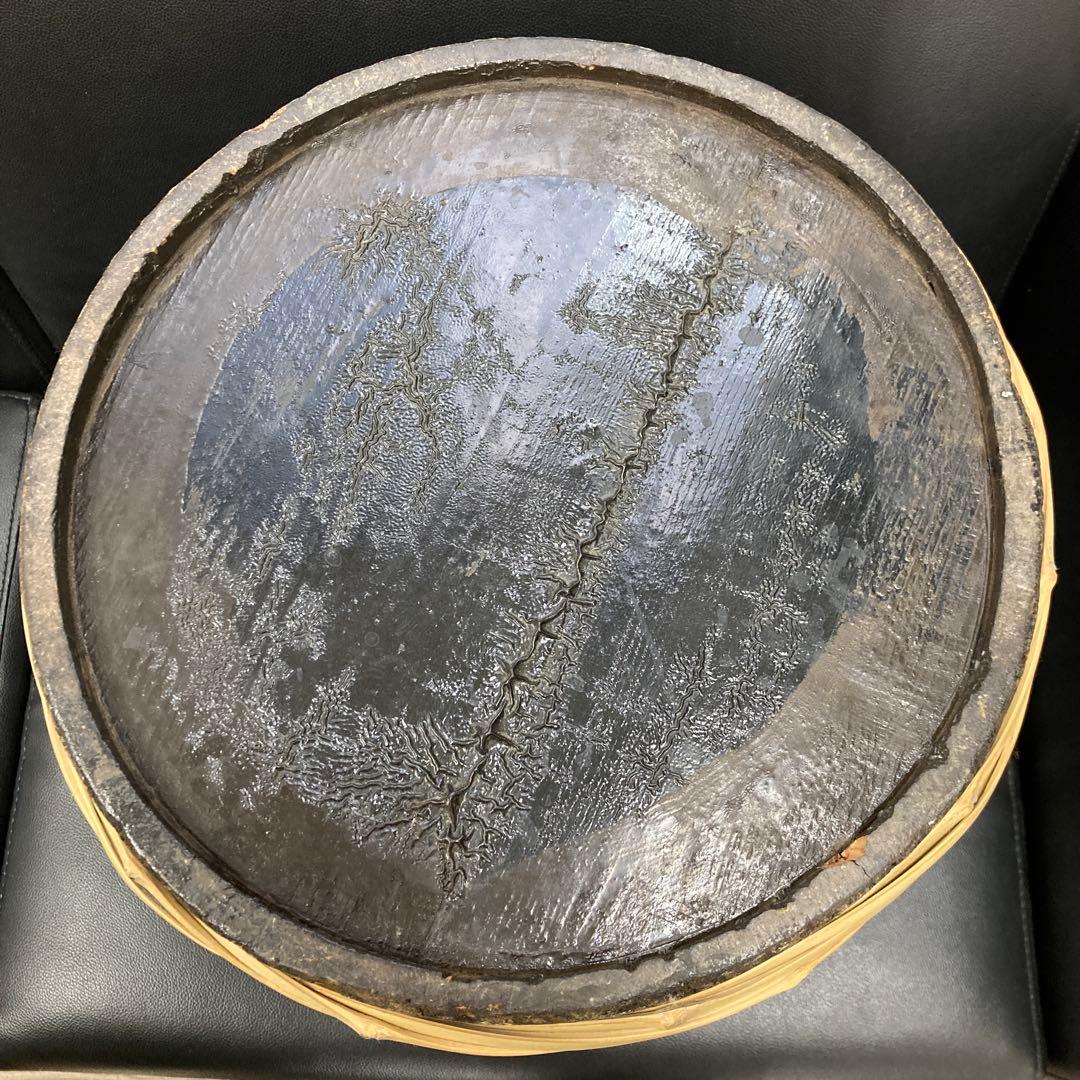 まっぴー　漆塗り木桶　蓋付き