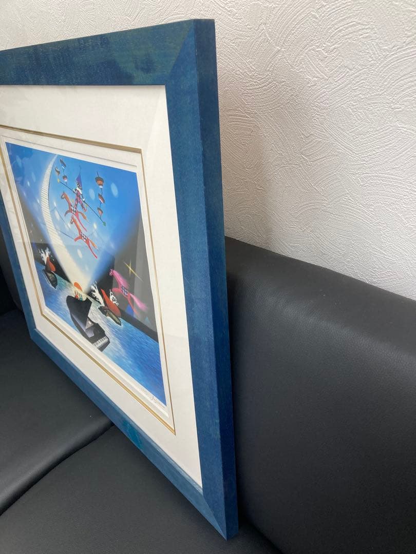 【希少】藤城清治「日の出のプレリュード」限定800部/作品保証書付き/サイン入り