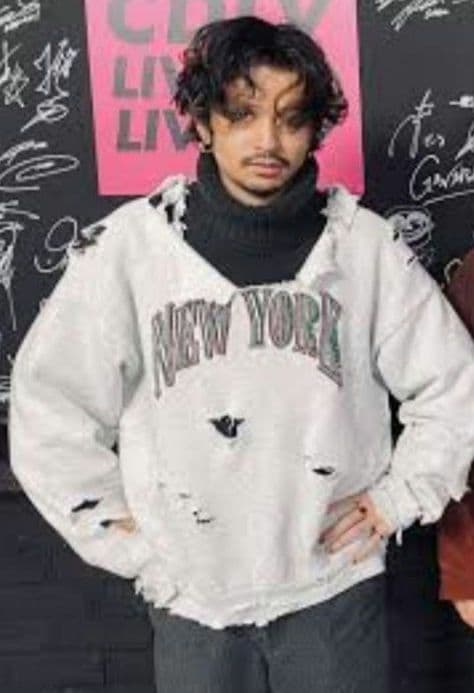 【セット】Disneyピノキオ ダメージスウェット L ライトベージュ