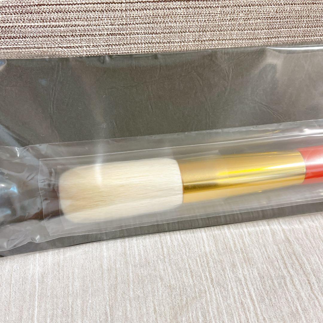 新品【2本セット】フェイスブラシ チークブラシ 白鳳堂 山羊 メイクブラシ