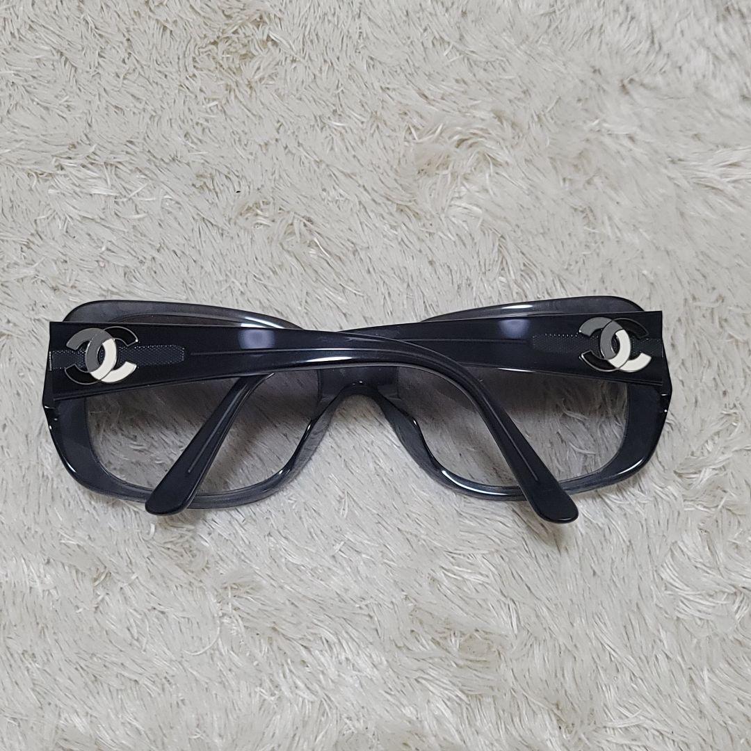 CHANEL シャネル サングラス ココマーク グレー ケース保存袋付き