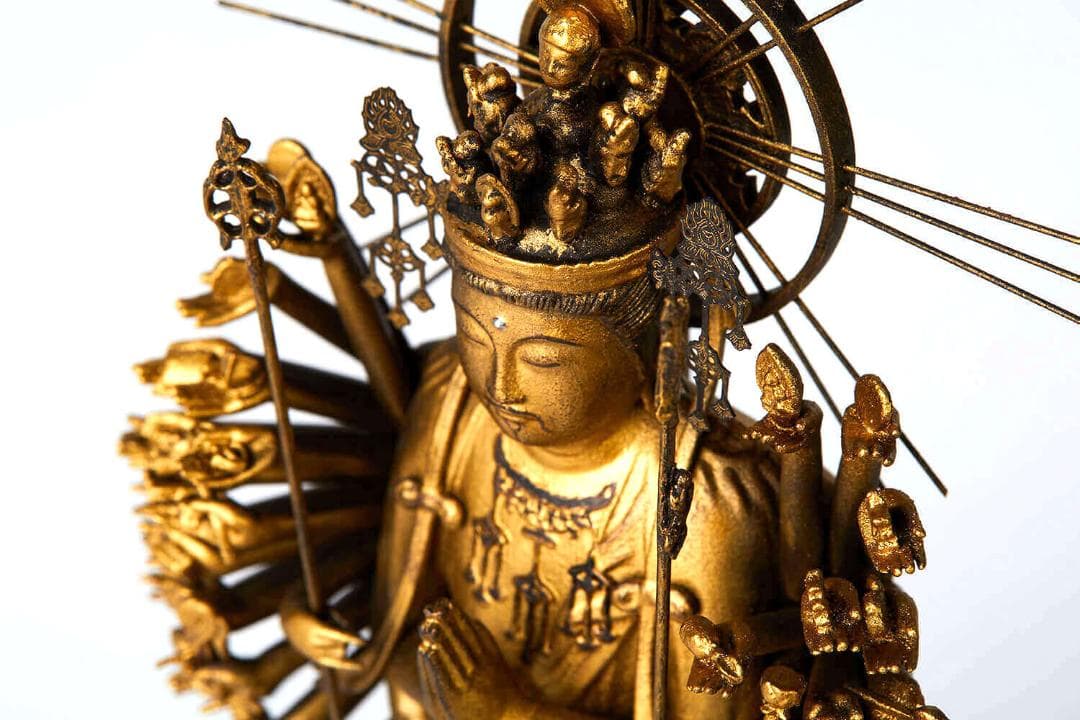 ★新品同様★イスム TanaCOCORO 掌 仏像 千手観音～慶派～★17