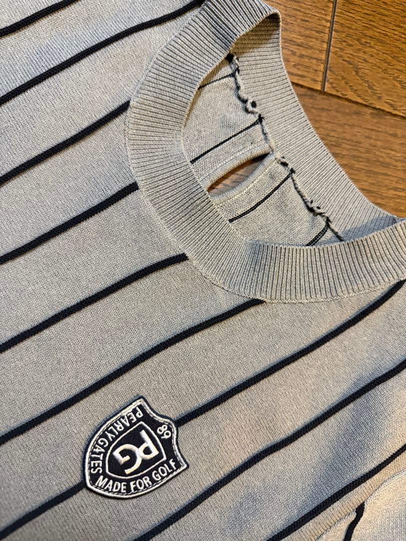 ★限定値下げ★ PEARLY GATES ストライプセーター