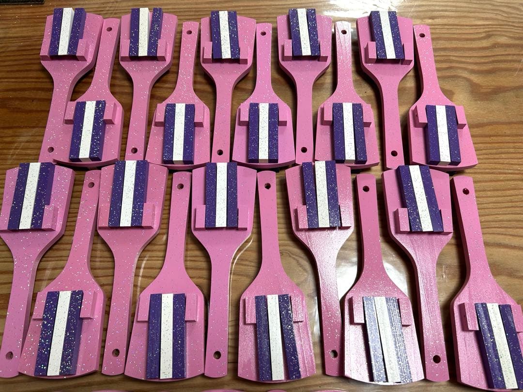 ローズ スペシャル鳴子 桜色 ラメあり 15組30本セット