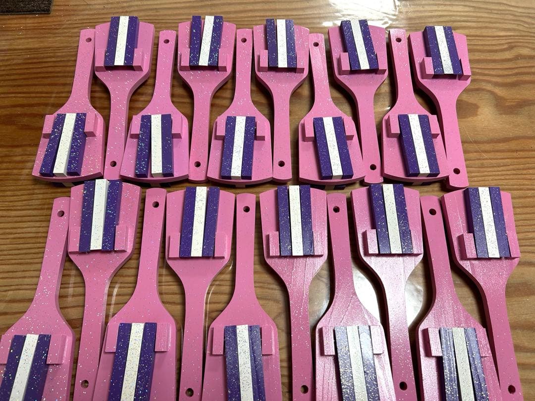 ローズ スペシャル鳴子 桜色 ラメあり 15組30本セット