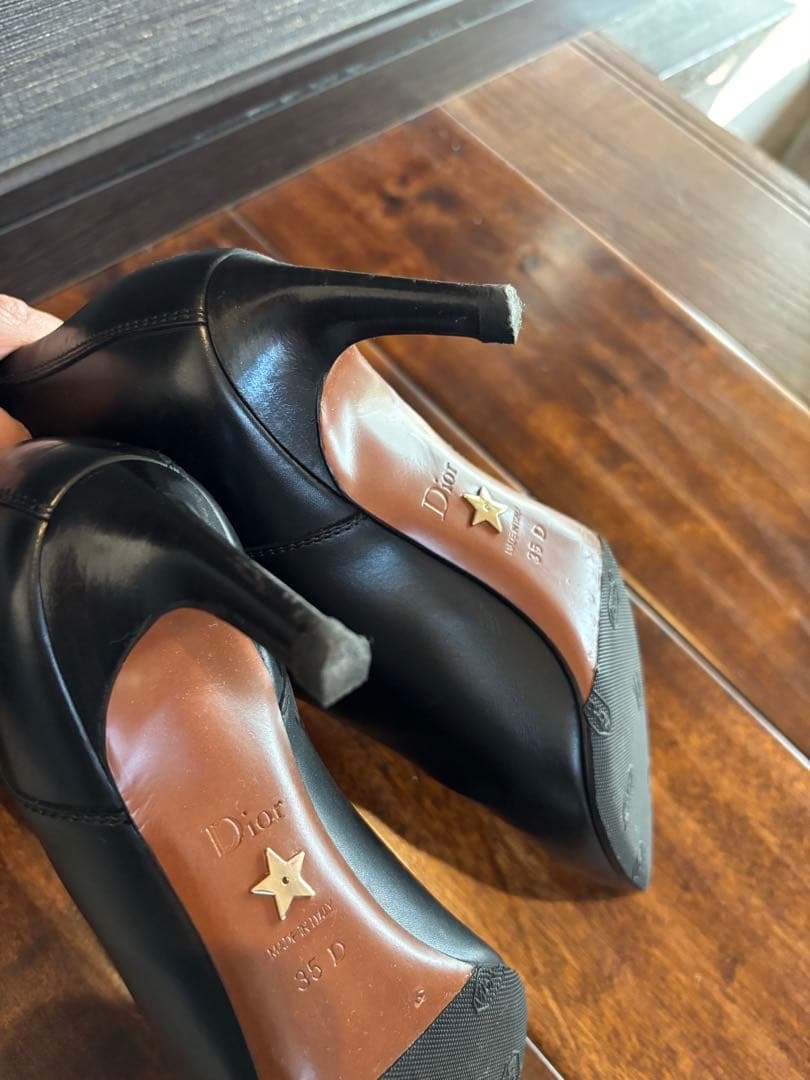 Dior ブラック サイドゴアブーツ