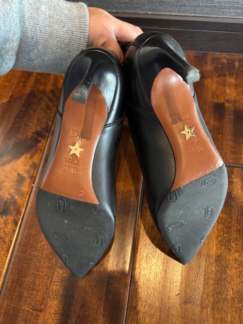 Dior ブラック サイドゴアブーツ