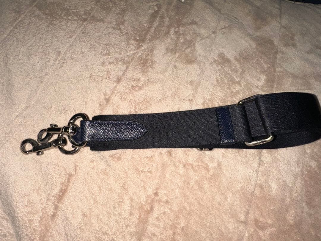 COACH コーチ ダークブルー レザー ビジネスバッグ