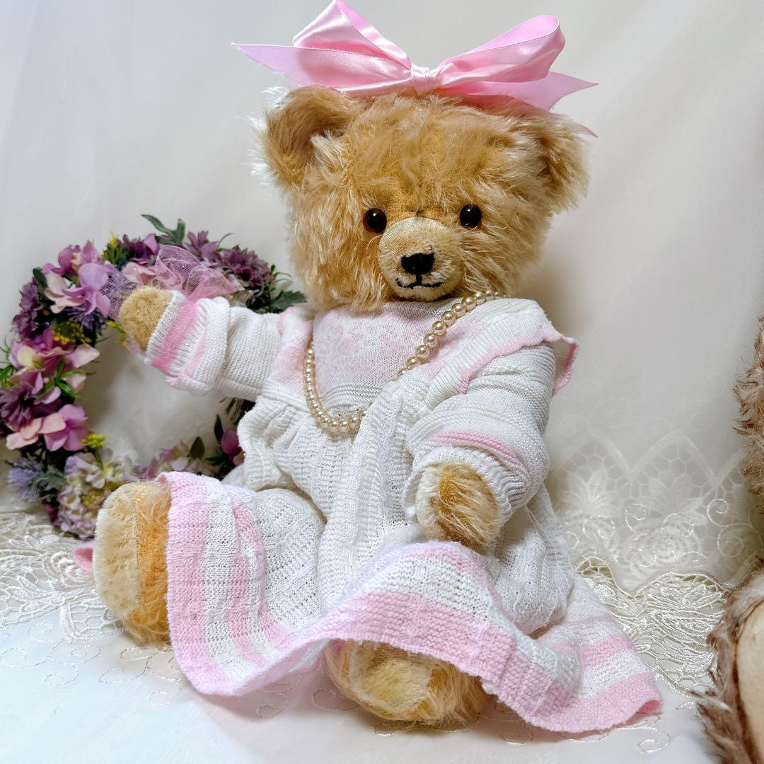 ❤️うさぽん様❤️ アンティークベア　2体セット