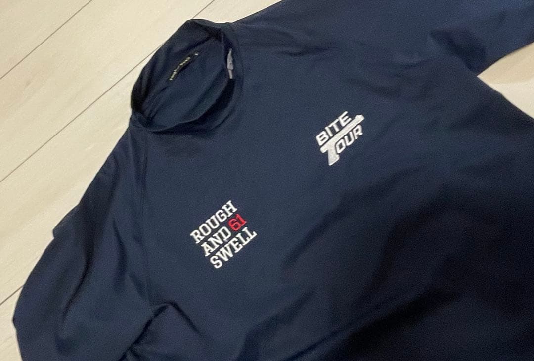 rough & swell モックネック　長袖シャツ