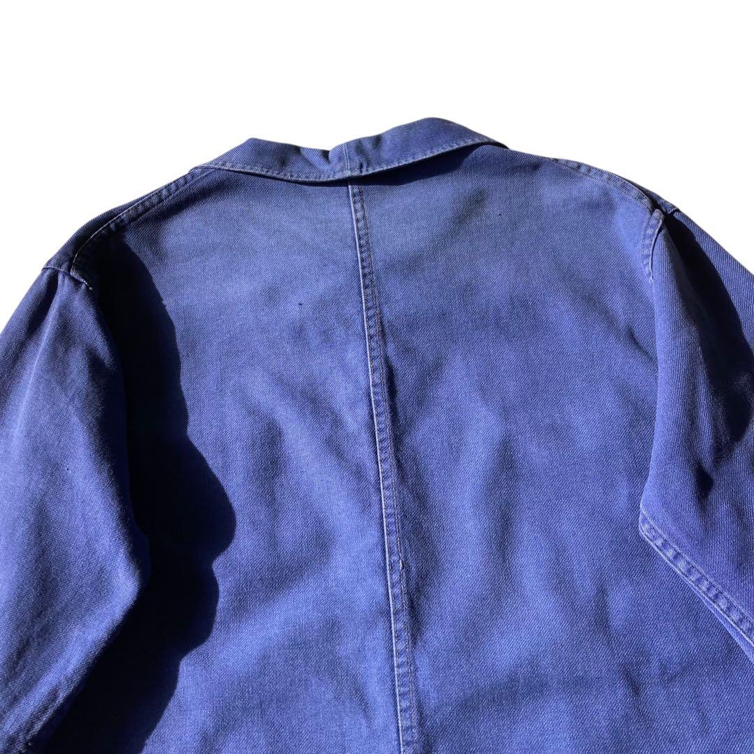 60〜70s ヴィンテージ フレンチ Vポケット カバーオール ワークジャケット