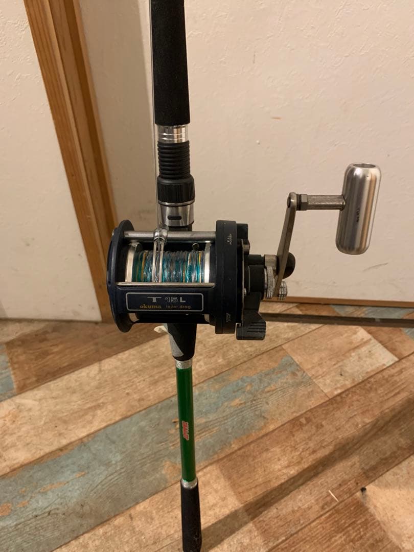 アマノ釣具Solidoffing 10-185 両軸リール　Okuma T15L