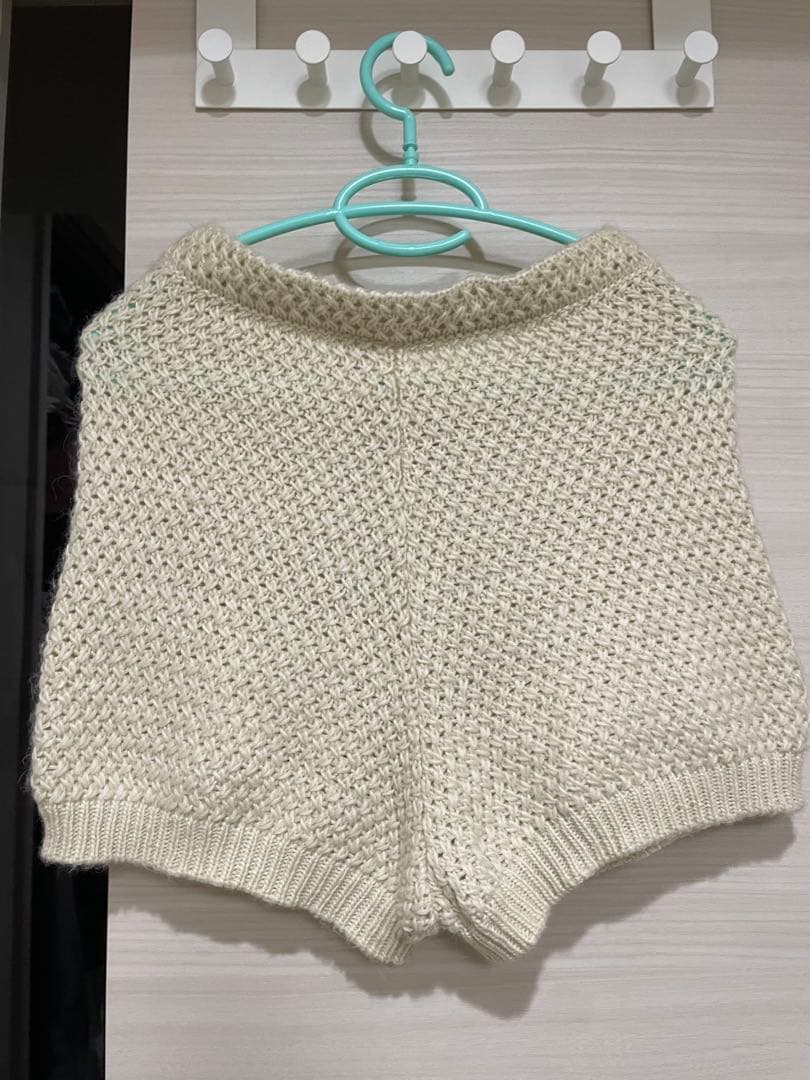 Katie WINTER BABE バスケットショートパンツ アイボリー