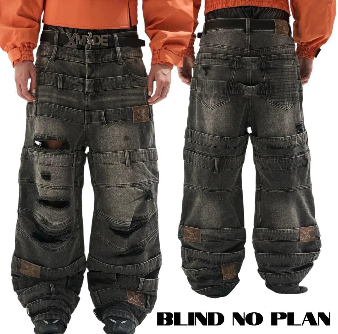 BLIND NO PLAN 国内未入荷 Waist Layered Jeans