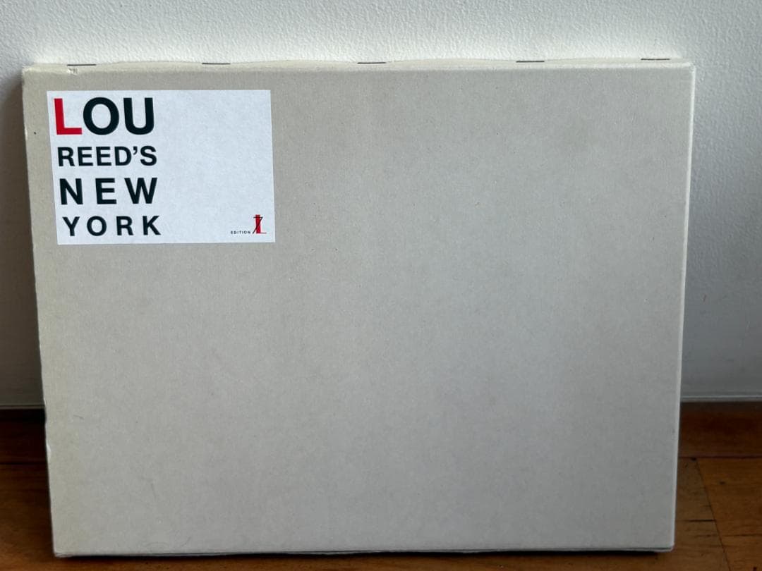LOU REED'S NEW YORK 写真集 　希少本　ルーリード
