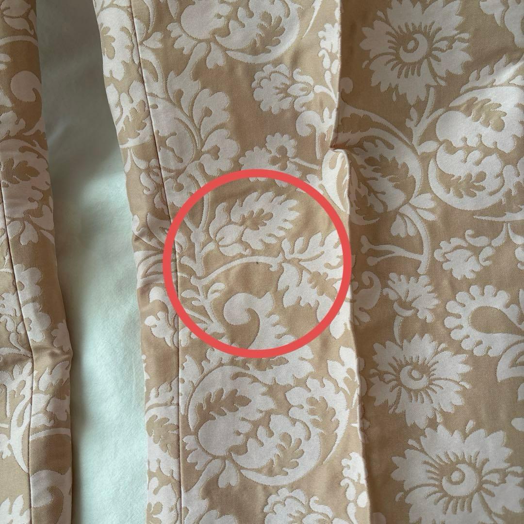 drawer フラワージャガードパンツ 34 ピンクベージュ