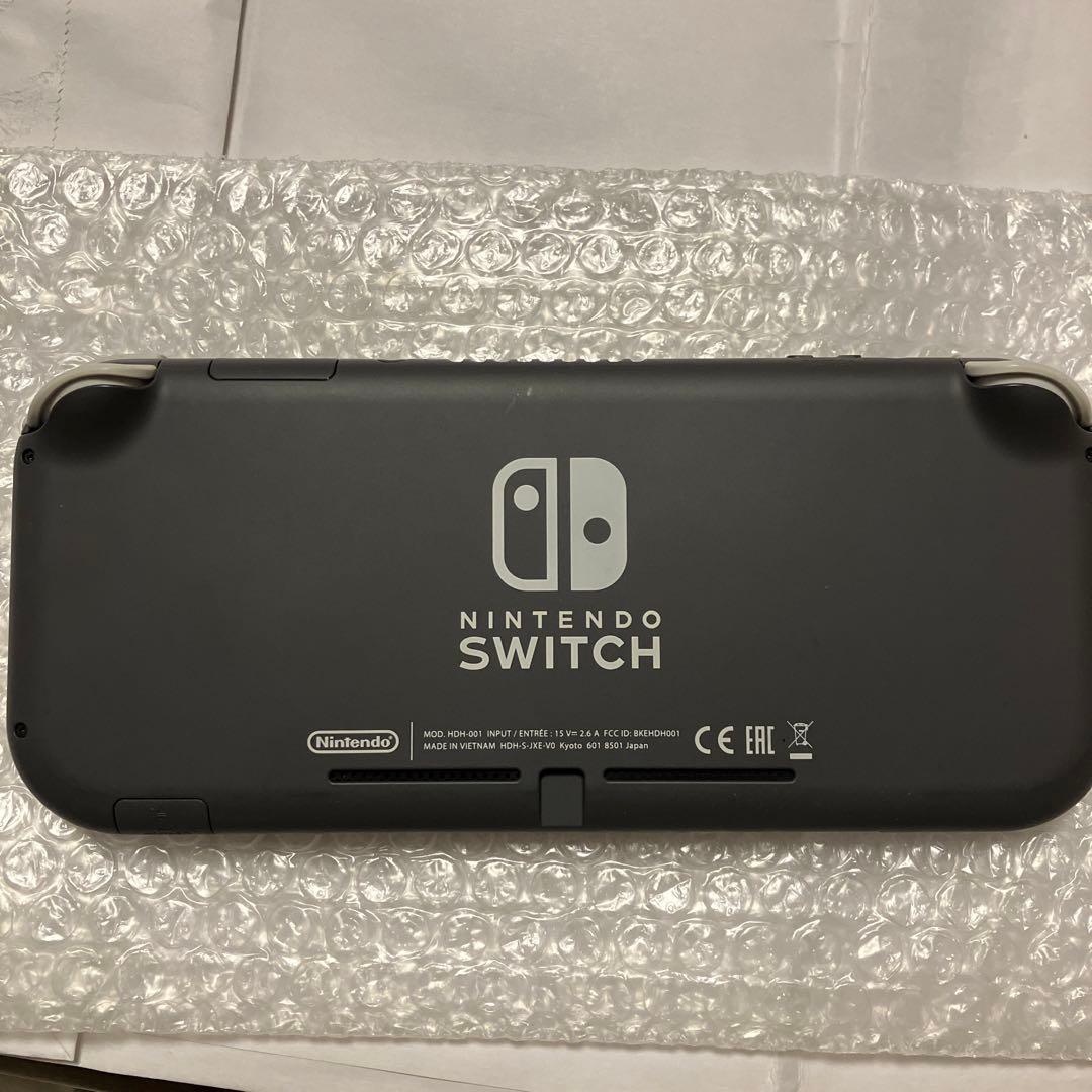 ジャンク】Nintendo Switch Lite グレー ACアダプター付き