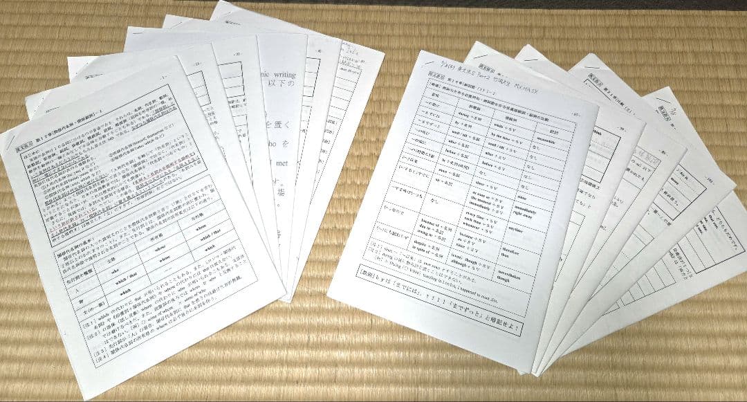 駿台予備校 2023 英文法　 竹岡解説プリント 前期+後期
