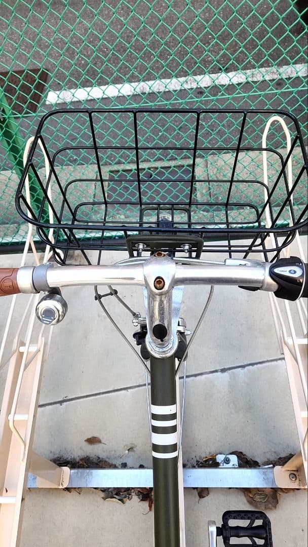 マークローザ　7S　専用かご付き　二重ロック　クロスバイク