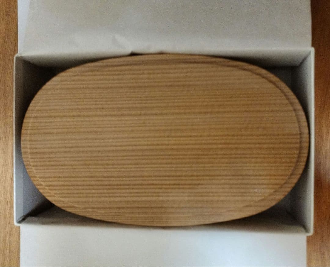 【新品】栗久 お弁当箱 曲げわっぱ 小判型 2段