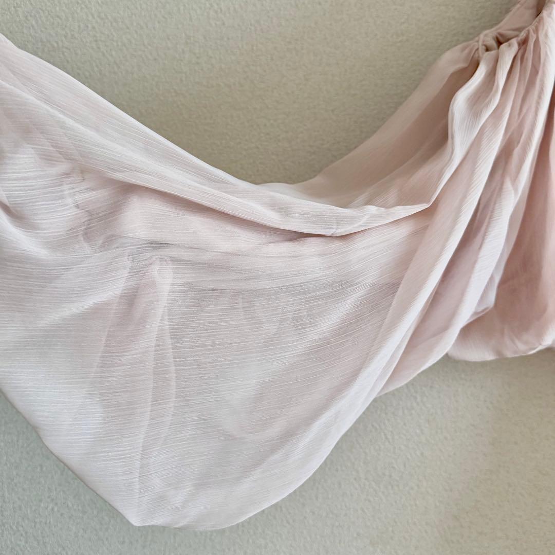 anuans シフォンボリュームブラウス PBEG