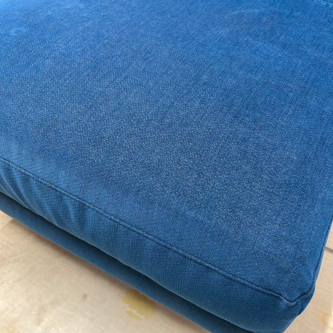 【ビー玉】ブロッコ　BLOCCO 3人掛け　カウチソファ　マリンブルー