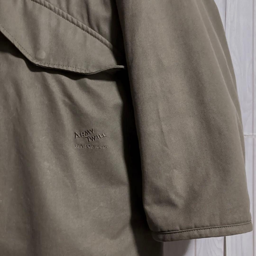 極上ARMY TWILLリバーシブルミリタリーボアフィールドコートM-65USA