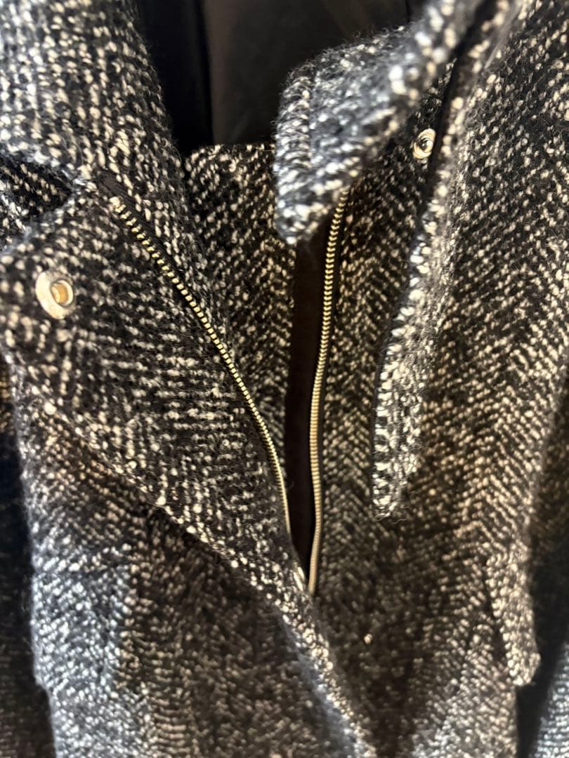 【美品】CODE A ツイード ハイネックジャケット