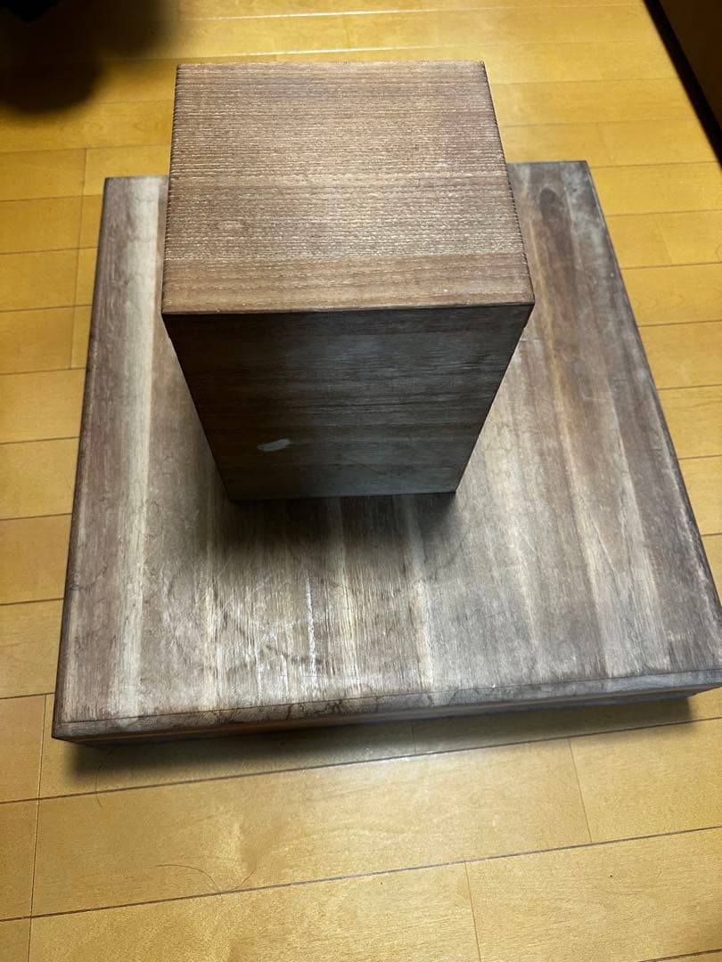 卓上碁盤　蛤白石9mm 那智黒黒石9mm