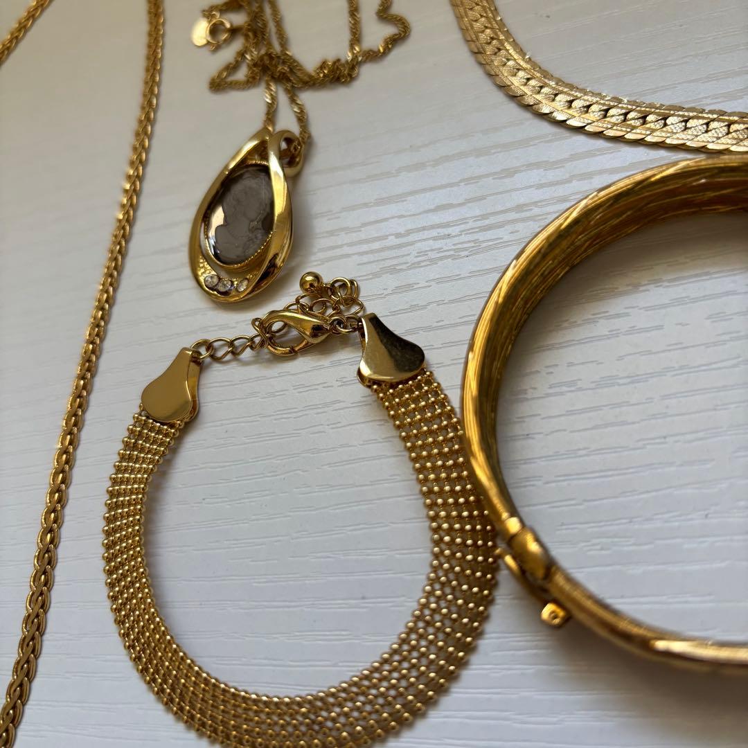 バラ売り可 装飾付き ネックレス ブレスレット まとめ 遺品整理 0108-29