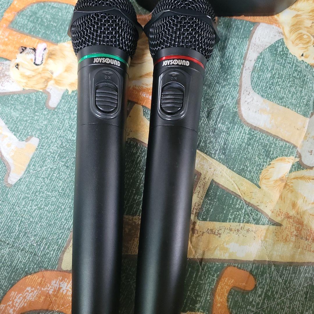 美品 JOYSOUNDカラオケマイクセット&アンプ付き専用