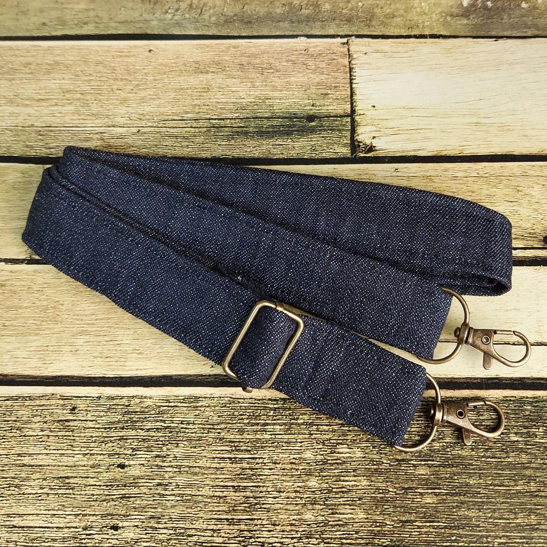 【MINMI】刺繍デニムバック　No.672　ショルダーベルト