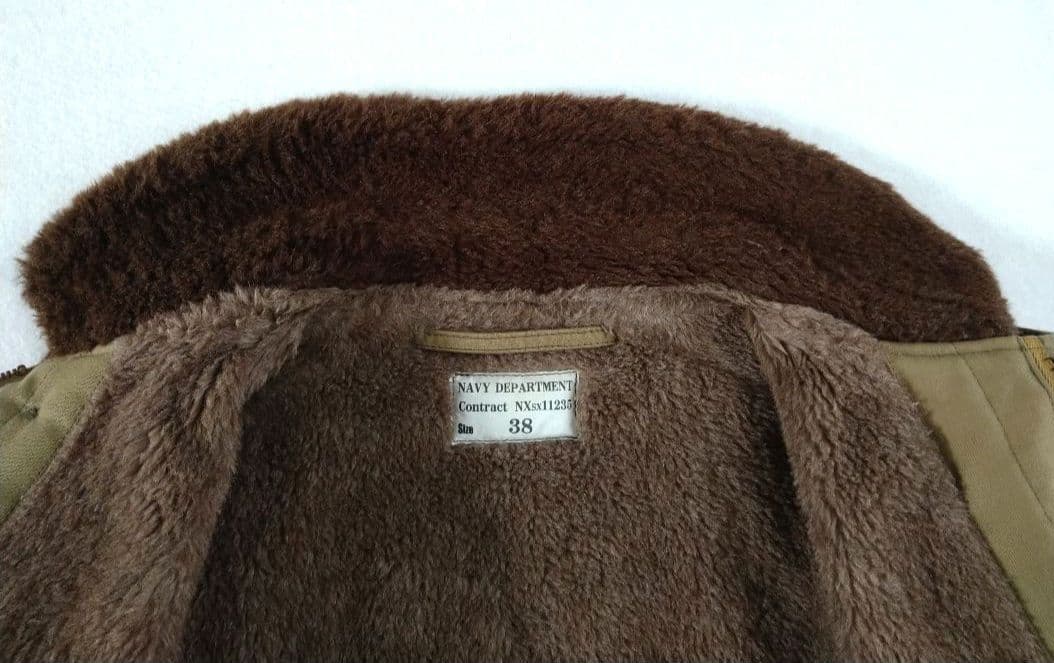 リアルマッコイズ N-1 N1 デッキジャケット カーキ サイズ38