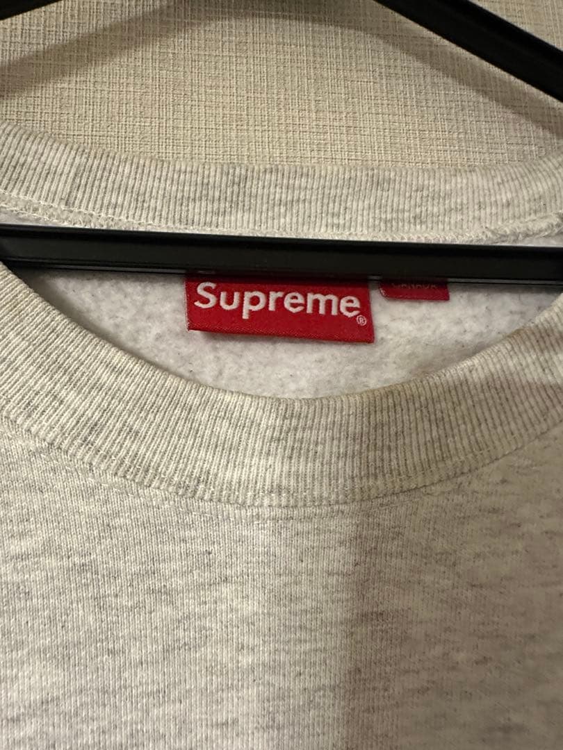 Supreme Small Box Crewneck Ash Grey Lサイズ