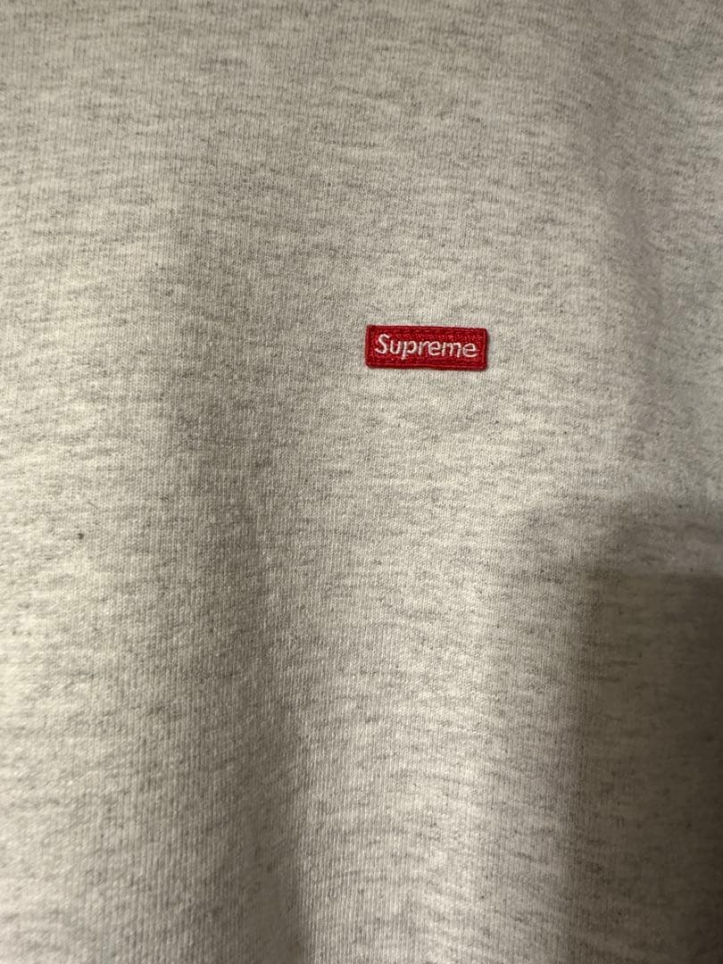 Supreme Small Box Crewneck Ash Grey Lサイズ