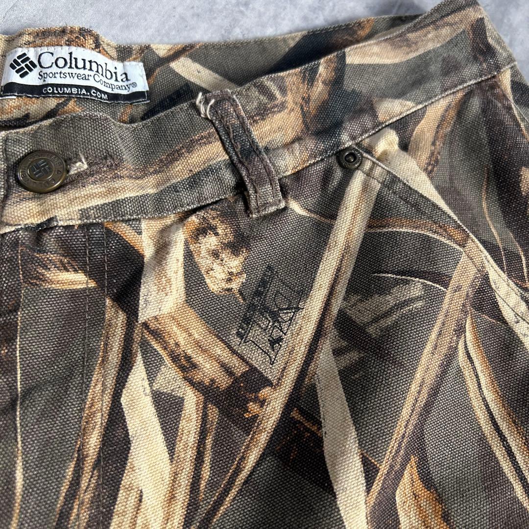 Z255 コロンビア リアルツリー ダブルニー ペインターパンツ 極太 W34