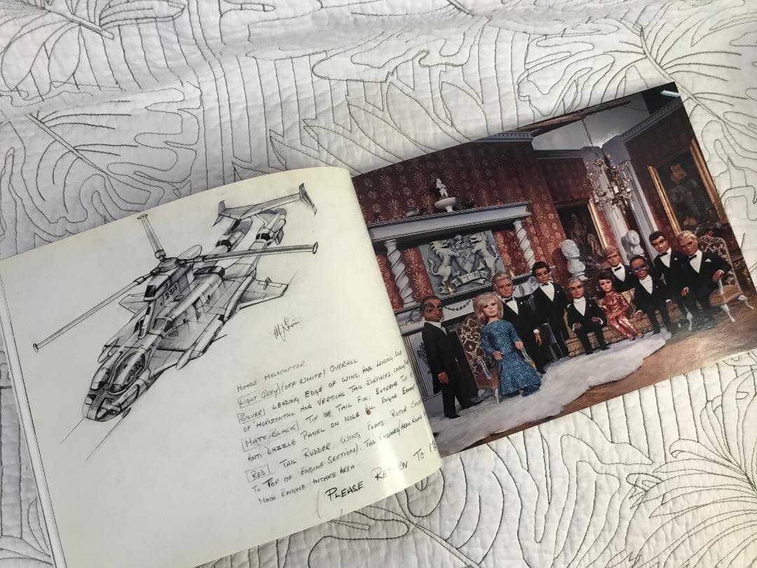 洋書「The Art of Mike Trim」サンダーバード　アートブック