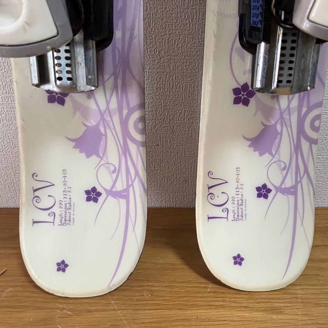 SALOMON サロモン レディース ショートスキー　 99cm 工具不要