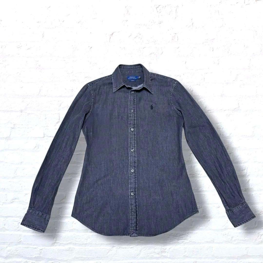 ‼️大人気‼️ ラルフローレン デニムシャツ ブラック　NO3663