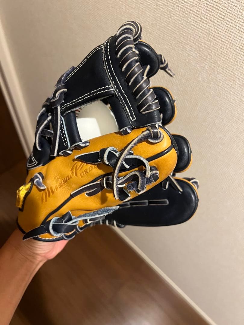 マ*ン様 ミズノプロ オーダー 軟式 内野 野球 グローブ 限定品