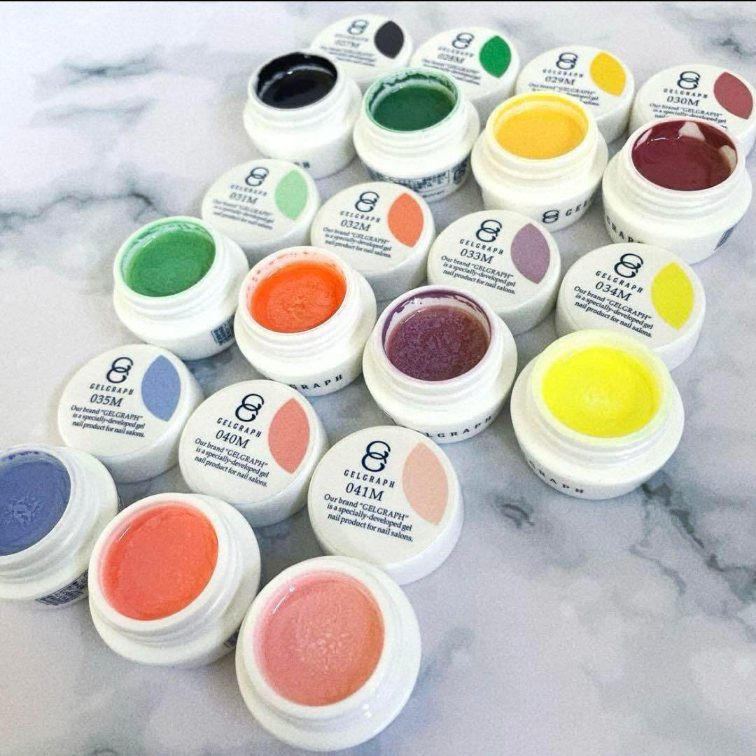 カラージェルネイル　まとめ売り　11色　ジェルグラフ　マットカラー　プロ用　　②