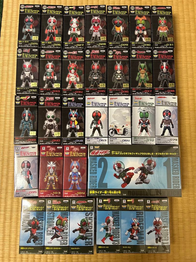仮面ライダーワールドコレクタブルフィギュア　昭和ライダーまとめ売り