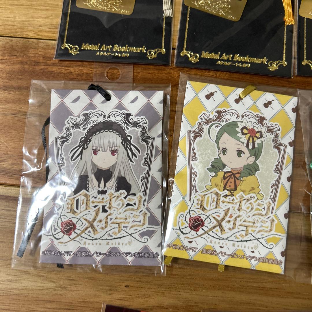 ローゼンメイデン メタルアートしおり イメージサシェ 蒔絵シール ステッカー
